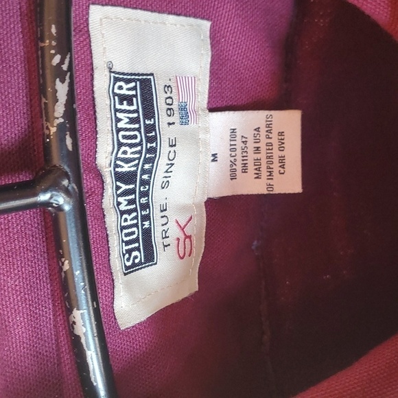Stormy Kromer Mercantile Plum Harbor 100% Cotton Quiltex Canvas Sz. M Jacket - Picture 5 of 12